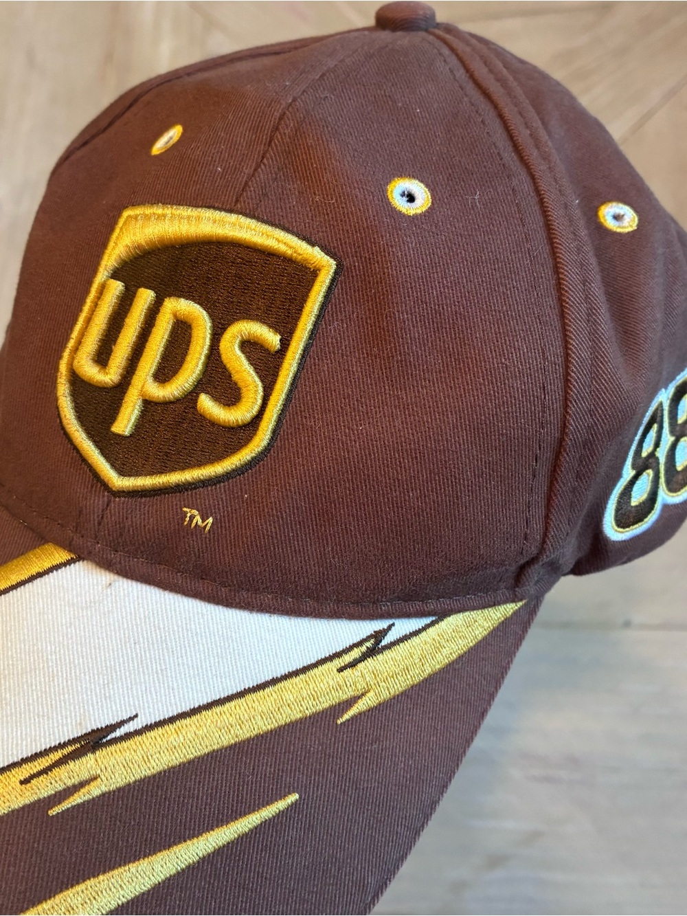 Chase Authentics Brown and Gold UPS Racing Cap